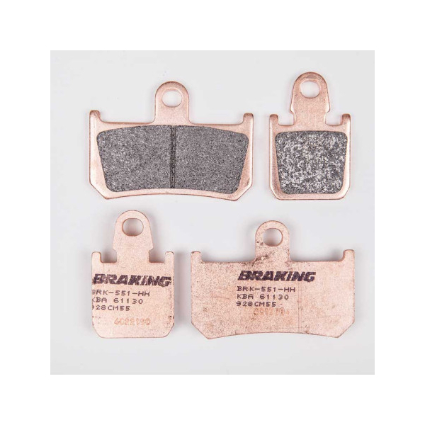PLAQUETTES DE FREIN FRITTÉS TRAIL/TOURING CM55 BRAKING