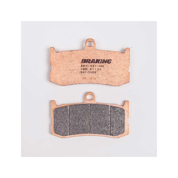 PLAQUETTES DE FREIN FRITTÉS TRAIL/TOURING CM55 BRAKING