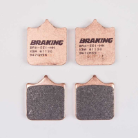 PLAQUETTES DE FREIN FRITTÉS TRAIL/TOURING CM55 BRAKING 