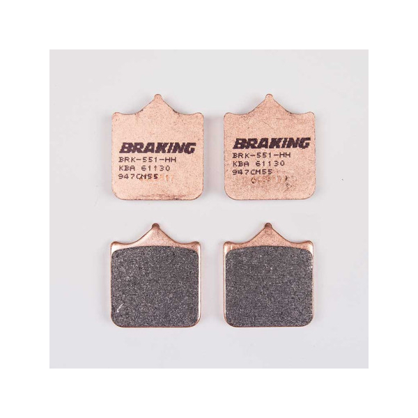 PLAQUETTES DE FREIN FRITTÉS TRAIL/TOURING CM55 BRAKING