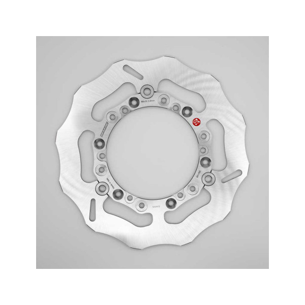 DISQUE DE FREIN ARRIERE OFFROAD COMPETITION S3 BATFLY BRAKING