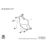 BMW S1000RR-S1000R PROTECTION CARTER COTE GAUCHE ALU CNC