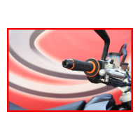 EMBOUTS DE GUIDON UNIVERSEL EVOTECH - Couleur : Noir mat