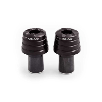 EMBOUTS DE GUIDON UNIVERSEL EVOTECH - Couleur : Noir mat