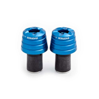 EMBOUTS DE GUIDON UNIVERSEL EVOTECH - Couleur : Noir mat