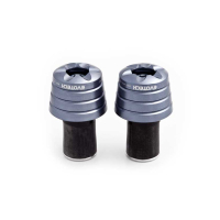 EMBOUTS DE GUIDON UNIVERSEL EVOTECH - Couleur : Noir mat