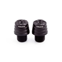 APRILIA / BENELLI EMBOUTS DE GUIDON EVOTECH - Couleur : NOIR MAT