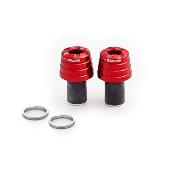 HONDA CB 125 R EMBOUTS DE GUIDON EVOTECH - Couleur : NOIR MAT
