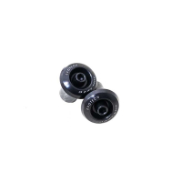 EMBOUTS DE GUIDON UNIVERSEL EVOTECH DIAMETRE 16 - Couleur : Noir mat