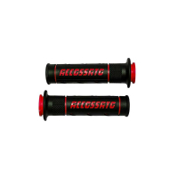 PAIRE POIGNEE STREET RACING LOGO ACCOSSATO BLEU - Couleur : JAUNE FLUO