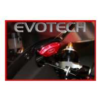 YAMAHA R6 OBTURATEURS DE RETROVISEURS EVOTECH - Couleur : Titanium