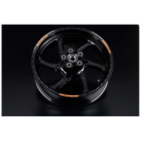 ROUE ARRIERE 17 X 6 ALUMINIUM FORGE GASS RSA OZ HONDA CBR1000RR FIREBLADE SP/SP2 - Couleur : NOIR SATINÉ