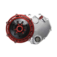 Kit d'embrayage à sec EVO-SBK avec cloche, disques 48D et carter d'embayage - Couleur : NOIR