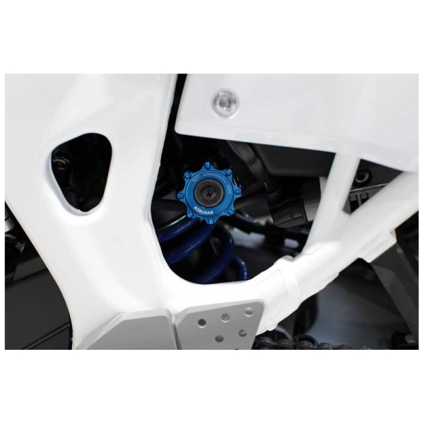 HONDA AFRICA TWIN MOLETTE DE PRECHARGE HYDRAULIQUE EVOTECH - Couleur : BLEU