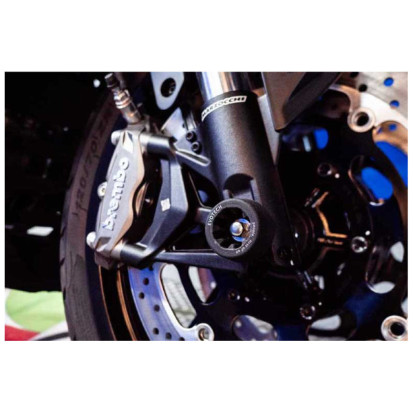 TAMPONS DE PROTECTION FOURCHE AVANT BENELLI TORNADO 550 2025+ - Couleur : TITANE