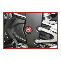 ECROU D AXE DE BRAS OSCILLANT / ROUE AVANT / ROUE ARRIERE EVOTECH - Couleur : Noir mat