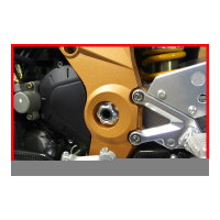 ECROU D AXE DE BRAS OSCILLANT / ROUE AVANT / ROUE ARRIERE EVOTECH - Couleur : Noir mat