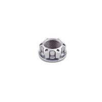 ECROU D AXE DE BRAS OSCILLANT / ROUE AVANT / ROUE ARRIERE EVOTECH - Couleur : Noir mat