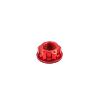 ECROU D AXE DE BRAS OSCILLANT - ROUE ARRIERE - COLONNE EVOTECH - Couleur : Noir Mat