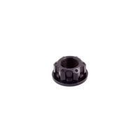ECROU D AXE DE BRAS OSCILLANT - ROUE ARRIERE - COLONNE EVOTECH - Couleur : Noir Mat