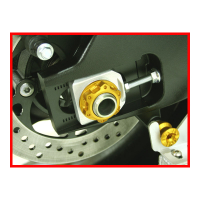 ECROU EVOTECH D AXE DE BRAS OSCILLANT - ROUE ARRIERE SUZUKI - Couleur : Noir Mat