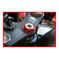 ECROU DE COLONNE DE DIRECTION EVOTECH - Couleur : Noir Mat