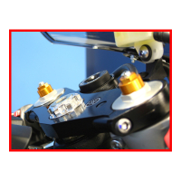 ECROU DE COLONNE DE DIRECTION EVOTECH - Couleur : Noir Mat