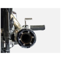 SILENCIEUX ZARD HARLEY DAVIDSON SOFTAIL M8 - Version : racing, Options : noir, Matière : inox, Embout : embout bronze