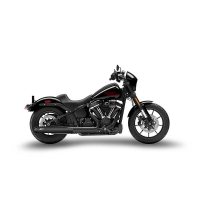SILENCIEUX ZARD SOFTAIL M8 2025 - Version : racing, Matière : inox, Embout : embout aluminium, Options : chrome