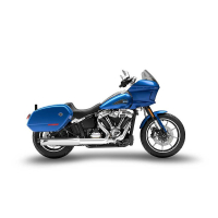 SILENCIEUX ZARD SOFTAIL M8 2025 - Version : racing, Matière : inox, Embout : embout aluminium, Options : chrome
