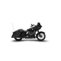 Silencieux INOX ZARD HARLEY DAVIDSON ROAD KING-ROAD GLIDE-STREET GLIDE - Options : noir, Matière : inox, Embout : embout aluminium, Version : homologué