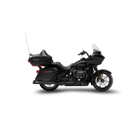 Silencieux INOX ZARD HARLEY DAVIDSON ROAD KING-ROAD GLIDE-STREET GLIDE - Options : noir, Matière : inox, Embout : embout aluminium, Version : homologué