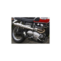 LIGNE COMPLETE ZARD CONIQUE HAUTE TRIUMPH SCRAMBLER 900 - CARBURATOR/INJECTION - Options : sans option, Matière : inox, Embout : embout inox, Version : INJECTION 2008/2016