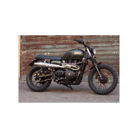 LIGNE COMPLETE ZARD CONIQUE HAUTE TRIUMPH SCRAMBLER 900 - CARBURATOR/INJECTION - Options : sans option, Matière : inox, Embout : embout inox, Version : INJECTION 2008/2016