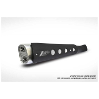 Ligne complète d'échappement haute carbu version short Zard - Options : sans option, Matière : inox, Embout : embout inox, Version : INJECTION 2008/2016