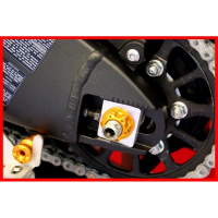 ECROU D AXE DE BRAS OSCILLANT / ROUE ARRIERE / ROUE AVANT EVOTECH - Couleur : BLEU