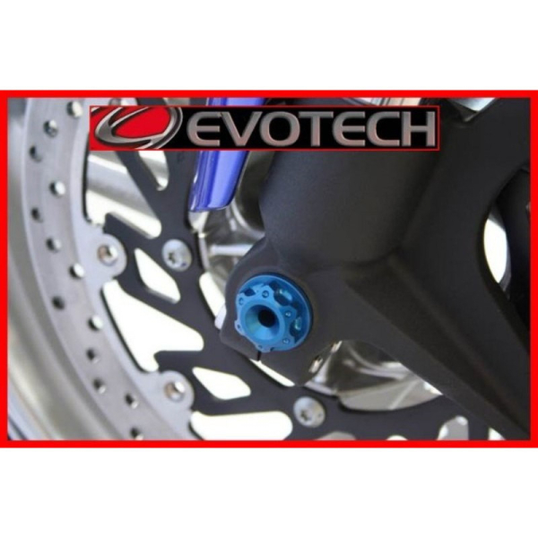 HONDA / YAMAHA ECROU DE ROUE AVANT EVOTECH - Couleur : VERT