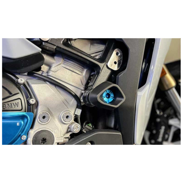 ROULETTES DE PROTECTION MOTEUR EVOTECH BMW S1000 XR / M1000 XR - Couleur : SILVER
