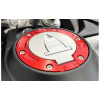 CADRE EXTÉRIEUR EVOTECH BOUCHON DE RÉSERVOIR ORIGINE DUCATI MULTISTRADA V4 1100 - Couleur : NOIR