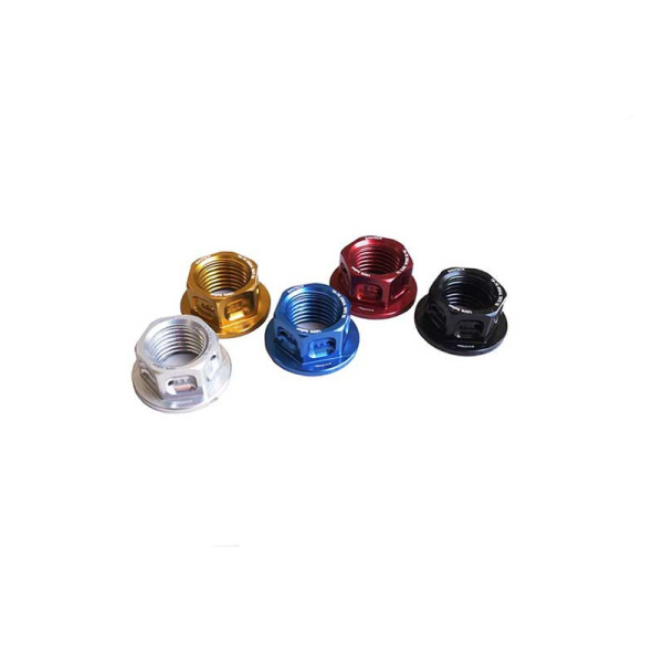 ECROU ERGAL EVOTECH M14X1,5 (ROUE AR, AXE DE BRAS OSCILLANT) - Couleur : SILVER