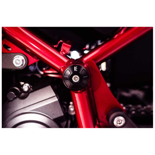 KIT BOUCHONS CADRE EVOTECH KAWASAKI Z900 '25- - Couleur : VERT