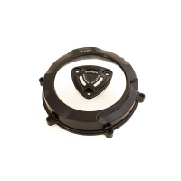 CARTER D'EMBRAYAGE ET PLATEAU DE PRESSION DUCATI PANIGALE V4 - Couleur carter : ROUGE, Couleur étoile : NOIR
