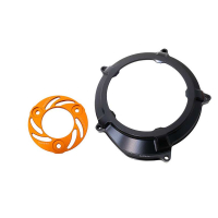 CARTER D'EMBRAYAGE ET PLATEAU DE PRESSION KTM 1150 ADVENTURE - Couleur étoile : ORANGE, Couleur carter : ORANGE