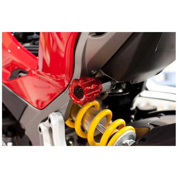 MOLETTE RÉGLAGE PRÉCHARGE HYDRAULIQUE EVOTECH DUCATI - Couleur : ROUGE
