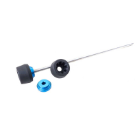 ROULETTE PROTECTION FOURCHE EVOTECH KTM 125 / 390 DUKE  '24-'25 AVEC Ã©CROU EVOT - Couleur : BLEU