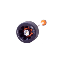 ROULETTE PROTECTION FOURCHE EVOTECH KTM 125 / 390 DUKE  '24-'25 AVEC Ã©CROU EVOT - Couleur : SILVER