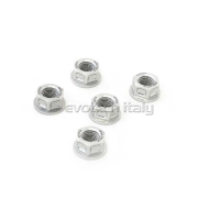 KIT 5 ECROUS DE COURONNE M10X1 - Couleur : Noir