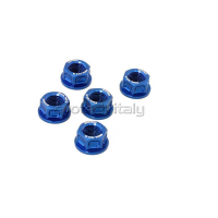 KIT 5 ECROUS DE COURONNE M10X1 - Couleur : Or