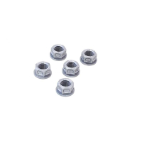 KIT 5 ECROUS DE COURONNE M10X1,25 - Couleur : Rouge
