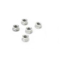 KIT 5 ECROUS DE COURONNE M10X1,25 - Couleur : Noir
